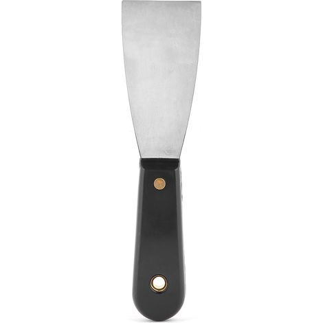 Couteau de Mastic, Gratte-ciel au Couteau au Paillet en Acier Inoxydable avec Poignée de Poignée Douce, Gris pour la Finition Cloisons Sèches, Gratte Peinture en Plâtre, Peinture Papier Peint pelleté. (1/5)