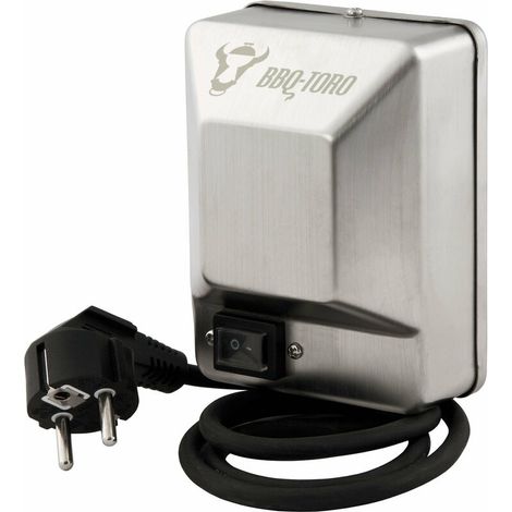 Moteur en acier inoxydable pour broche à griller – Puissance 4W – Charge maximale 10kg – Dimensions 12,5 x 9,5 x 7 cm (1/5)