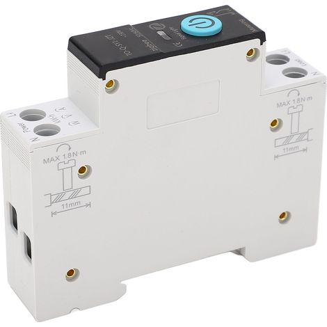 Intelligenter Leitungsschutzschalter mit 3 Timer-Modi, drahtloses Schaltmodul mit Fernbedienung für Haushaltsgeräte, 90–240 V, 40 A (1/5)