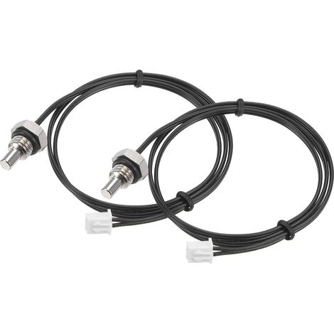 Temperaturfühler – 2er-Pack – NTC 10K – M8-Gewinde – Für Klimaanlagen und Kälteanlagen – 50 cm Kabel (1/4)