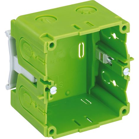 Spelsberg Caja de empotrar en canal, verde, tensión de aislamiento nominal 400V AC, VDE 8464, 37005501
