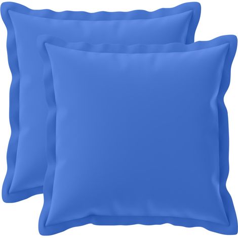 Federa 2 pz HOUTEN Blu Reale 35 x 35 cm Poliestere vidaXL (1/5)
