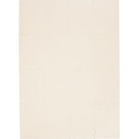 3 Sprouts - EVA Foam Puzzle Mat - Cream - 171 cm x 123 cm x 1 cm
