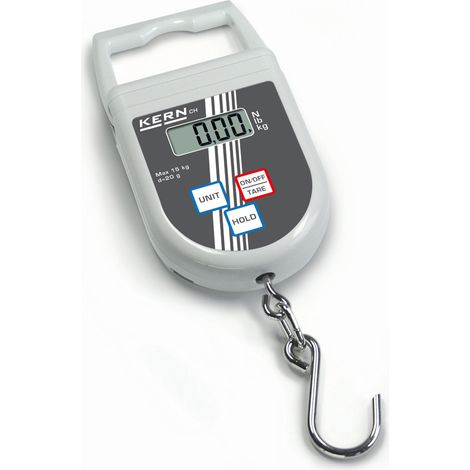Hängewaage H175xB90xT30mm Wägebereich 50kg Ziffernschritt 100g KERN