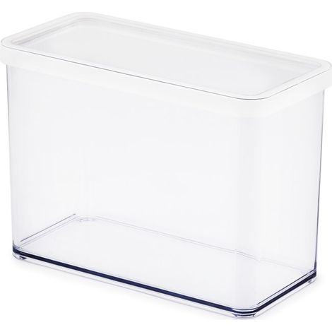 ROTHO Boîte ROTHO plastique, l.10 x P.20 x H.14.2 cm, 2.1 l, transparent / blanc (1/2)