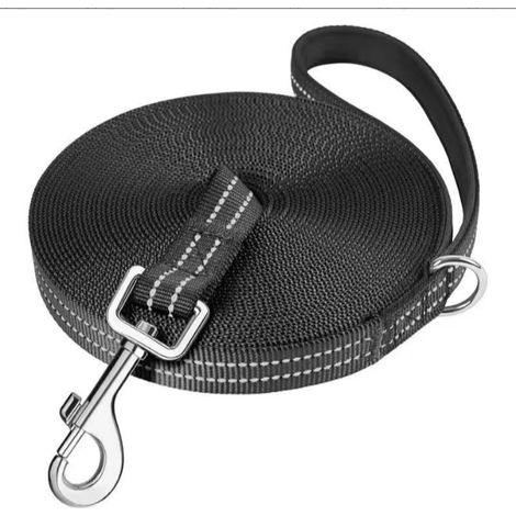 Guinzaglio per cani, 5 metri, imbottito, robusto, resistente e leggero, adatto a cani di tutte le taglie, dotato di anello a D. (1/5)
