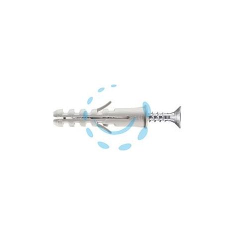 TASSELLO IN NYLON CON VITE TSP PZ BORDATO PA 6 ESB/VA - ø mm.6x30