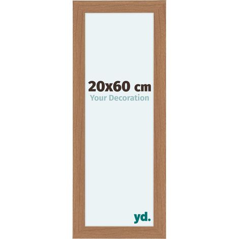 yd. - Cadre photo 20x60 - Noyer clair - MDF - Como (1/5)