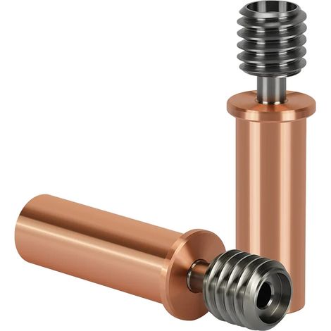 2 pièces tube de gorge en alliage cuivre-titane pour extrudeur d'imprimante 3D Kobra 2/Neo/Pro/Plus/Max, HeatBreak haute température résistant à l'usure, pièce de rechange (1/5)