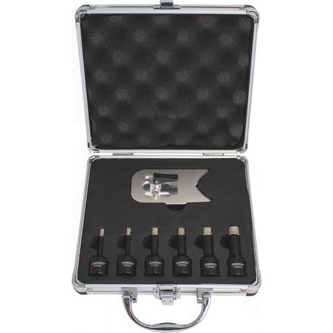 DIAMANT-Fliesenbohrer-Set BRIdiamondDrill, 7-teilig