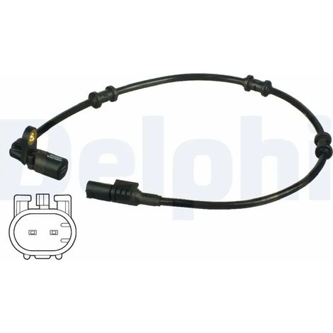 Capteur, vitesse de roue Delphi Technologies SS20338 MERCEDES-BENZ 163 5401 117