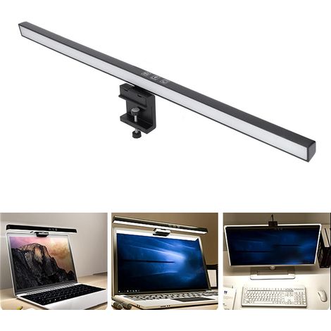 Barre lumineuse pour moniteur, alimentation USB, intensité (1/5)
