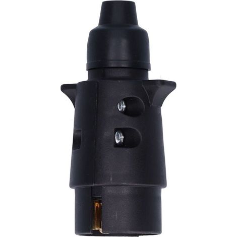 Trywise Prise de remorque 12V 7 broches, connecteur en laiton, barre de remorquage, Traction pour voiture Standard européenne (1/4)