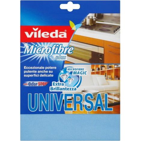 PANNO IN MICROFIBRA VILEDA PLUS MULTIUSO UNIVERSALE 36X38 CM (51238) (1/3)