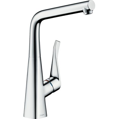 HANSGROHE Metris Caño giratorio mezclador de cocina para instalar delante de una ventana 14823000 (1/5)