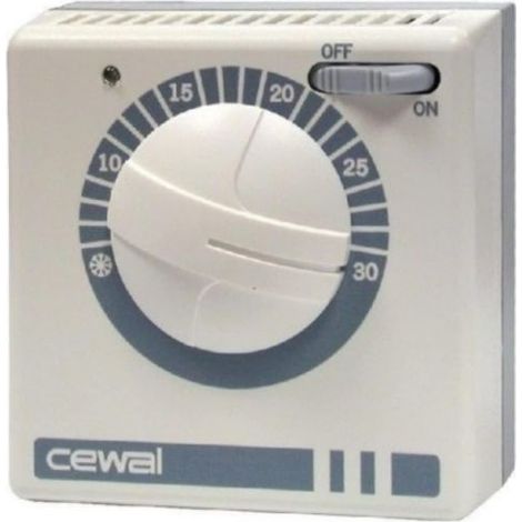 TERMOSTATO ON/OFF MECCANICO AMBIENTE SERIE RQ30 DA PARETE (05839)