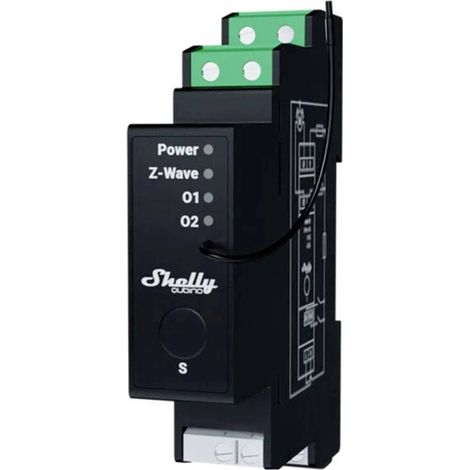 Shelly Wave Pro Relè per tapparelle intelligente Z-Wave (1/3)