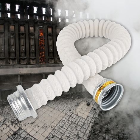 Tuyau respiratoire en caoutchouc de 50 cm, connecteur pour masque à gaz et filtre antigaz (1/4)