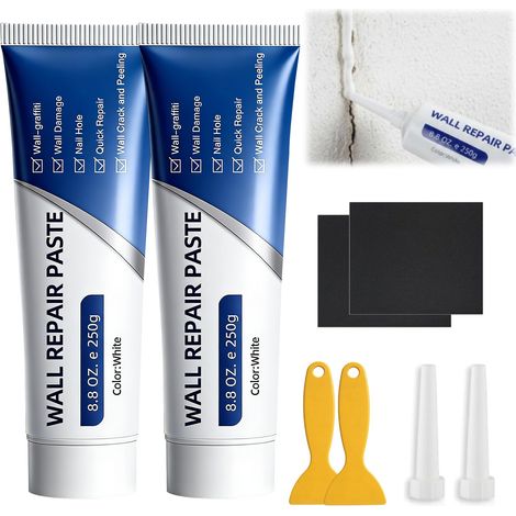 Trockenbau-Reparaturset, Wandreparaturmasse, Wandreparatur- und Füllset mit Spachtel, Mehrzweck-Trockenbau-Reparaturpastenset für...