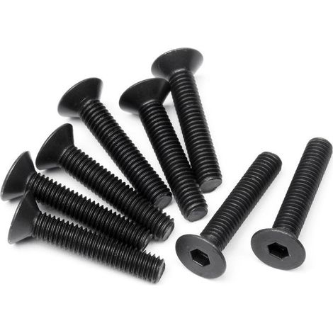 FLAT HEAD SCREW M3x16mm (HEX SOCKET/8pcs)