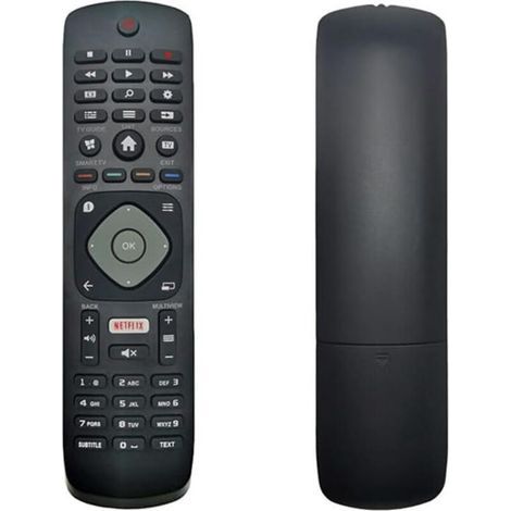 Philips universal remote control for Philips TVs.