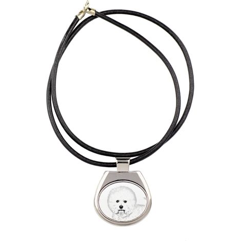 Bichón Frisé, perro de Tenerife - collar para perro, colgante con foto personalizada, collar único para mujeres y hombres de Art-Dog (1/5)