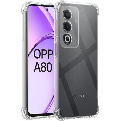 Funda para Oppo A80, resistente a caídas, transparente. (1/5)