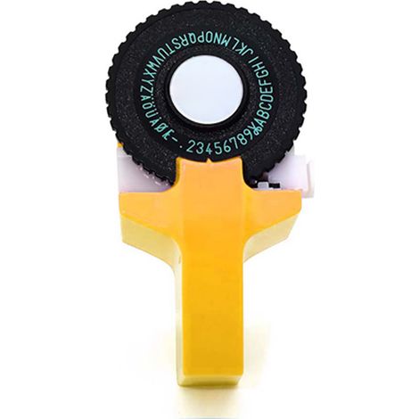 Mini étiqueteuse portable manuelle, machine à écrire et à gaufrer les étiquettes 3D, avec rubans d'étiquettes en PVC de 9 mm. (1/5)