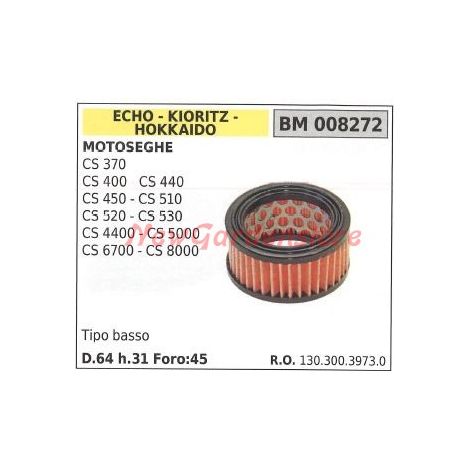ECHO Luftfilter Kettensäge CS 370 400 440 450 510 008272