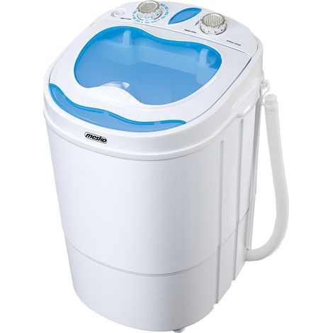 Machine à laver portable 3kg – Capacité 3kg – Programme rapide 15 min – Faible consommation d'eau et d'énergie – Dimensions 53x36x37cm – Mesko (1/6)