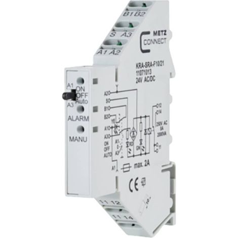 MODULE DE COUPLAGE 24, 24 V/AC, V/DC (MAX) 1 INVERSEUR (RT) METZ CONNECT 11071013 1 PC(S)