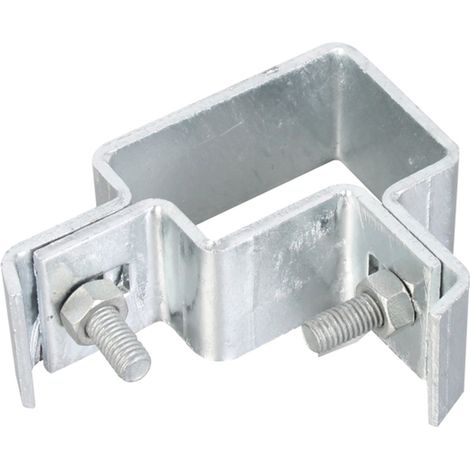 ALBERTS Eckschelle für Vierkantpfosten,feuerverzinkt,für Pfosten 60x40 mm (1/3)