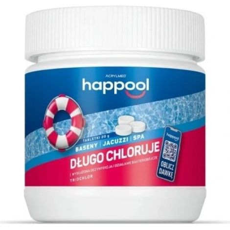 Acrylmed Triochlortabletten de Chlor de langwirkend, 20 g / 0,4 kg
