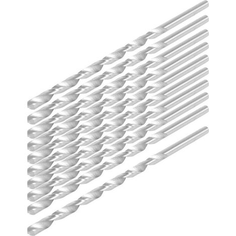 4mm x 120mm Zylinderschaft HSS Spiralbohrer Bohren Lochbohrer 10 Pièces
