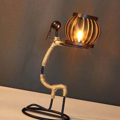 Bougeoir G design européen, décoration créative de table pour restaurant, bar, comptoir, style nordique, pièce décorative pour chandelier. (1/3)
