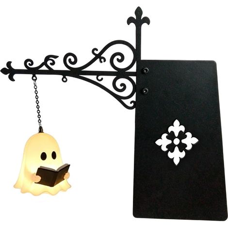 Serre-livres fantôme, cute décoration d'étagère fantôme avec (1/5)
