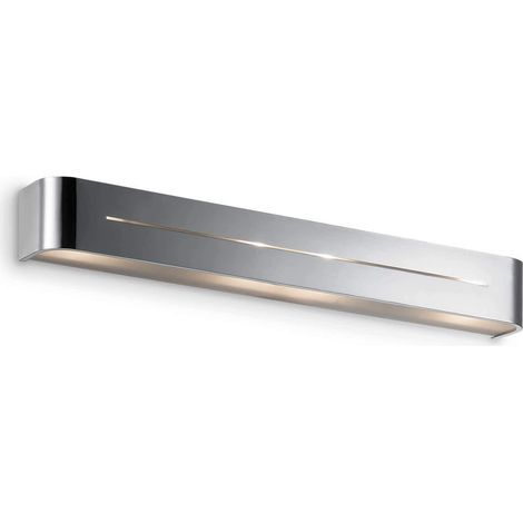 Ideal Lux Posta - Aplique de pared grande para interiores de 4 luces, Cromo, E14 (1/2)
