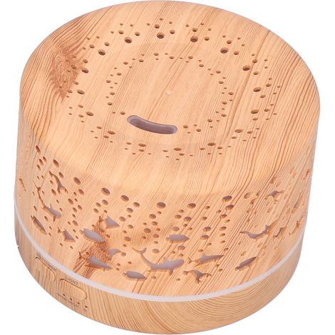 Aromatherapie-Diffusor aus Holz (700 ml), Bluetooth-Lautsprecher mit Fernbedienung, Nachtlicht, Luftbefeuchter, 100–240-V-EU-Stecker (1/5)
