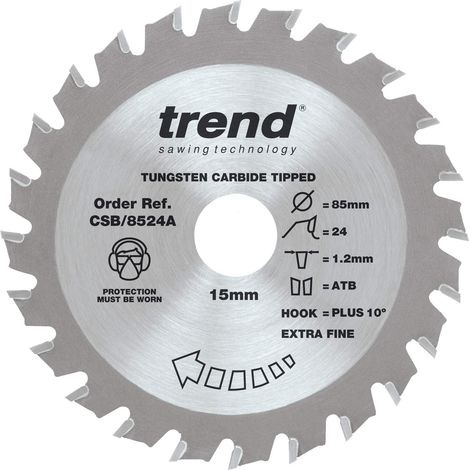 CraftPro Mini Saw Blade 85 x 15mm x 24T (1/5)