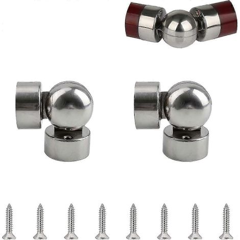 Lot de 2 coudes en acier inoxydable pour rampes d'escalier et tuyaux de main courante (1/5)