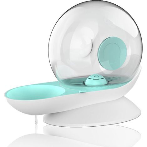 Fontaine À Eau Pour Animaux - Forme Escargot - Capacité 2,8 L - Sans Électricité - Pour Chiens Et Chats - 1 Pièce (1/5)