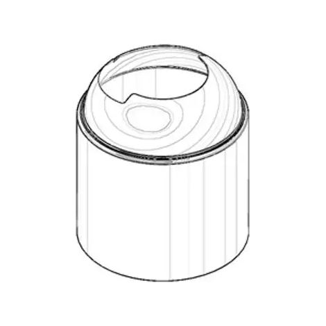 DORNBRACHT Cache PIÈCES DE RECHANGE 091102252 D. 50 x 58 mm Chrome, 091102252-00