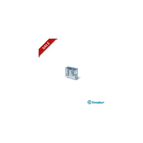 Relais circuit imprimé 2RT 8A 48V DC sensible AgNi lavable FINDER 405270480001PAC