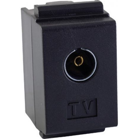 PRESA COASSIALE SAT/TV LIVING STANDARD Ø9.5MM GRIGIO MAURER