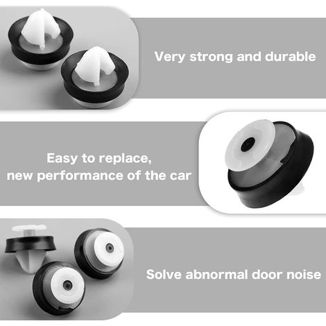 10pcs Panneau de Porte Garniture Clips Intérieur Compatible avec Citroën C2 C8 C3 C4 Picasso, Agrafe de Panneau Garniture Intérieure pour voiture intérieur Kit de rivet de fixation, Agraf