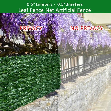 Rouleau de haie artificielle verte, clôture végétale en feuillage pour jardin, mur décoratif, mariage, 1 pièce (1/3)
