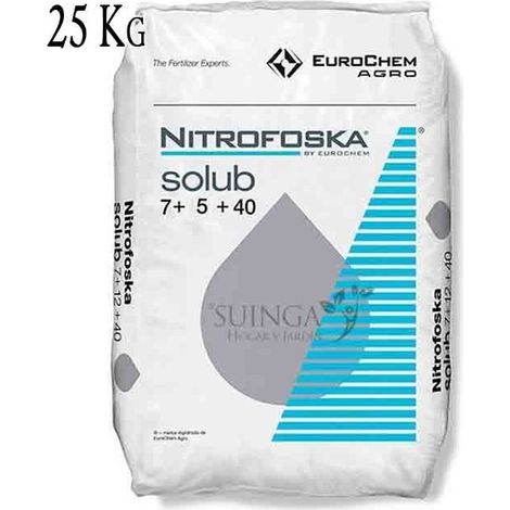 Löslicher Dünger Nitrofoska 7-5-40, 25 kg. Effektiver und schnell wirkender Dünger für Pflanzen