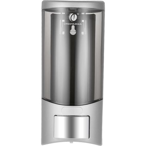Wall-Mounted Soap Dispenser Holder 500ml Manual Hand Wash Liquid Dispenser (1/4)