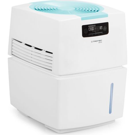 Trotec – Purificateur d'air sans filtre jetable 3-en-1 – Humidificateur, laveur d'air et éliminateur d'odeurs – Volume d'air 126 m³/h – Bac 9L pour 48h - AW 10 S