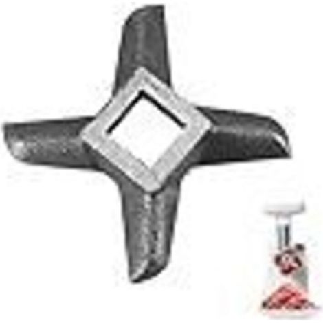 Stainless Steel Professional Meat Grinder Knife, Cross-Shaped Meat Grinder Blade Replacement, Meat Grinder Blade, Kitchen Meat Grinder Replacement Accessories (32)